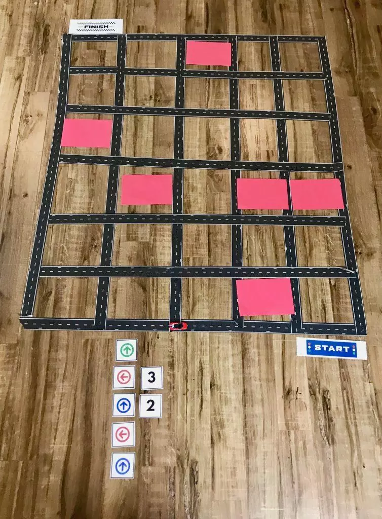 Screen Free Coding with Hotwheels