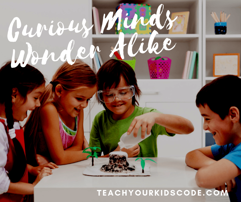Curious Minds Wonder Alike Educational Quotes