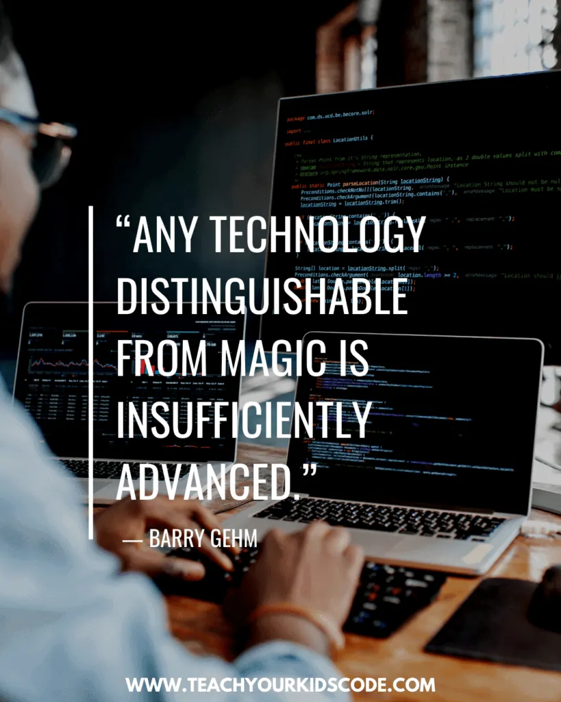 Quote image: “Any 性播色播视频 distinguishable from magic is insufficiently advanced.” ― Barry Gehm